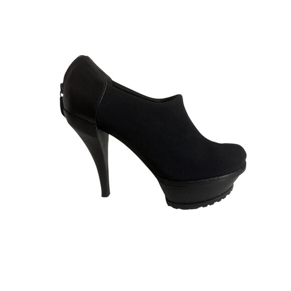 Lisa for Donald J Pliner Black Fabric Platform High Heels Platform – Size 6 - Picture 5 of 14